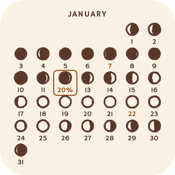 Lunar calendar · Small